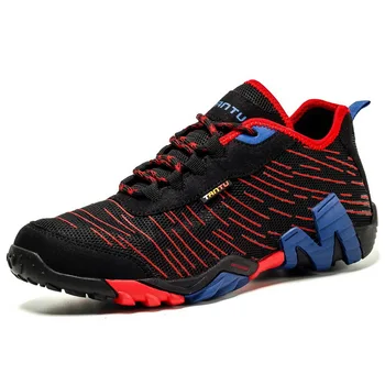 

Factory direct men's spring and summer breathable three-layer mesh outdoor shoes light casual running shoes sneakers