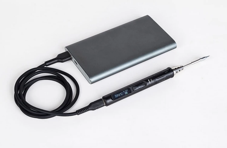 Electric Soldering Iron USB Type-c Power Supply Interface Standard Charging Head and Portable Power Supply for Moving Welding