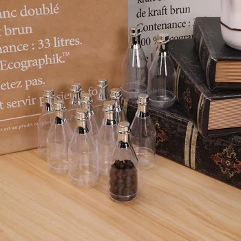 

12pcs Champagne Bottle Wedding Favor Boxes Candy Box Casamento Wedding Favors And Gifts Event & Party Supplies