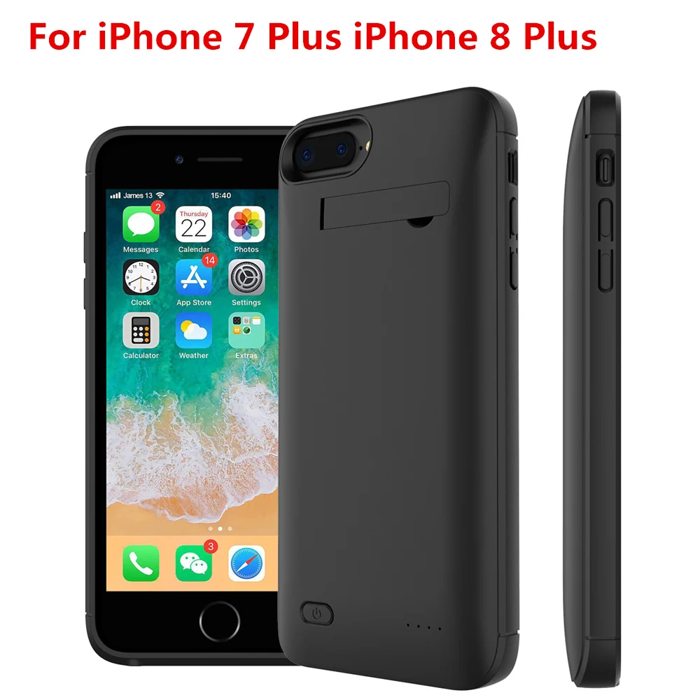 For iPhone 11 11 Pro 11 Pro Max 5 5S SE 5SE 6 6s 7 8 Plus Xr X Xs Max Battery Charger Case 4000mAh Power Bank Battery Case Coque - Цвет: For iPhone 7 8 Plus