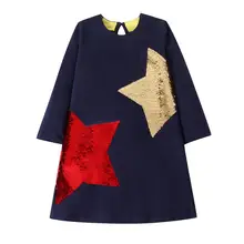 Платья для малышей; Одежда для девочек из хлопка с длинными рукавами; платье для маленьких девочек; Туника; трикотажное платье принцессы; костюм для детей