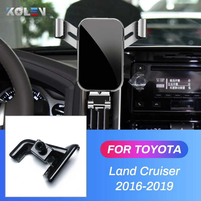 Car Mobile Phone Holder For Toyota Land Cruiser 200 LC200 2016 2017