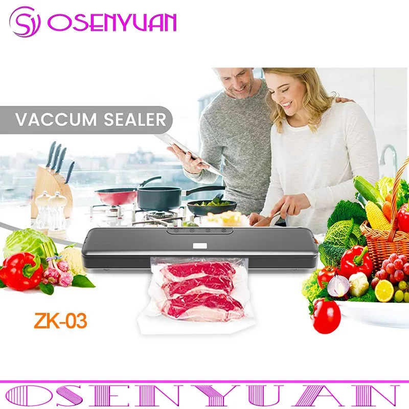 Вакуумный упаковщик для сухой и влажной пищи 90 240 В 20 шт. пакетов|Вакуумные