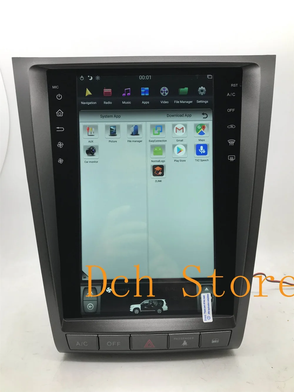 12,1 ''вертикальный экран tesla стиль Android 8,1 PX6 автомобильный dvd-плеер gps навигация для lexus GS GS300 GS460 GS450 GS350 2004-2011