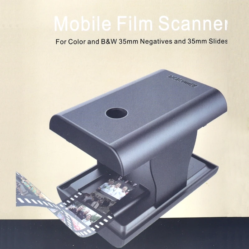 Tanie 35/135mm negatywy i slajdy mobilny skaner filmów składany skaner z