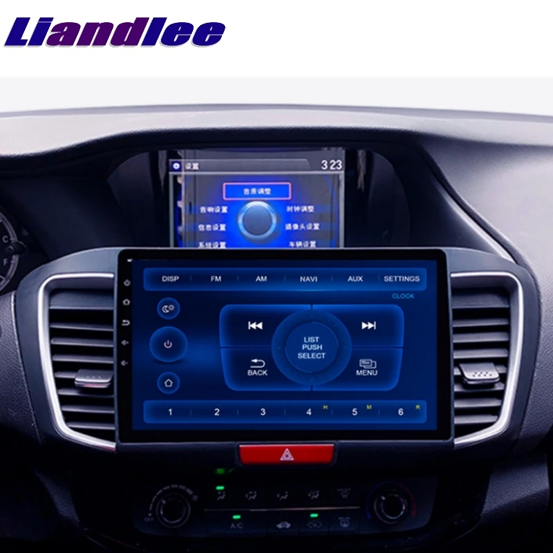 Для HONDA для Accord 9 2.0L 2.4L 2013~ LiisLee автомобильный мультимидийный навигатор Аудио Радио Стерео стиль навигационная карта