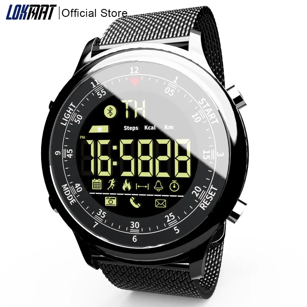 New Outdoor Sport SmartWatch Impermeabile Orologio Digitale Informazioni  Promemoria Bluetooth Astuto Della Vigilanza di Uomini Per IOS E  Android|Smart Watches| - AliExpress