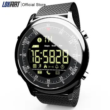 

New Outdoor Sport SmartWatch Waterproof Digital Clock Information Reminder Bluetooth Smart Watch Men For IOS And Android