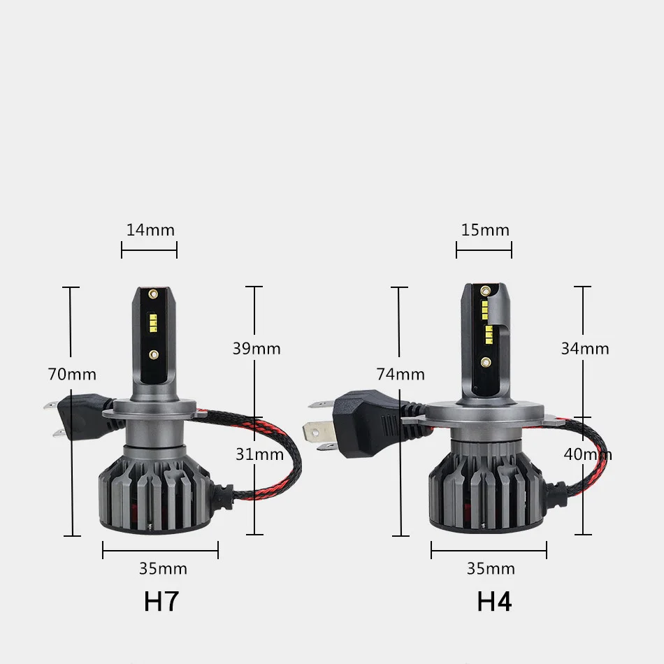 BAISHIDE H4 светодиодный H7 зэс автомобилей головной светильник s H1 H3 H9 H11 9005 HB3 9006 HB4 9012 6000K 4500K 60W 8000LM Автомобильная Противо-Туманная светильник 12V светодиодный светильник