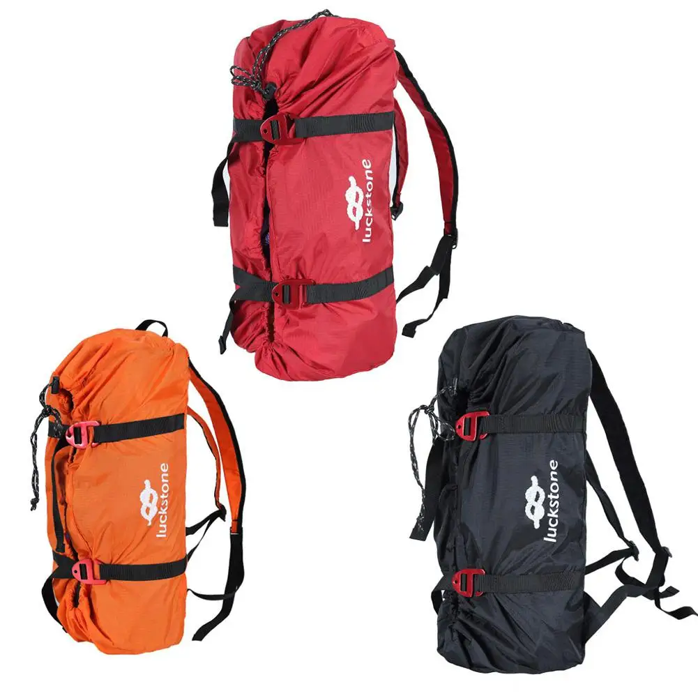Outdoor Rock Climbing Rope Bag Climbing Gear Backpack Storage Bag with Shoulder StrapsClimbing