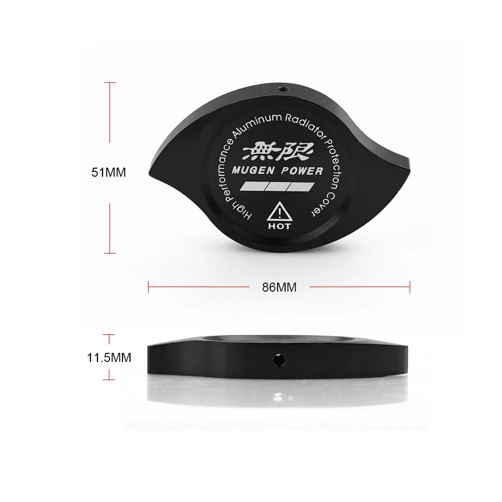 Radiator Cap MUGEN Power Radiator Cap Car Modified Tank Covers Fit For HONDA Accord Civic CR-V CR-Z CRX MUGEN ACURA CL CSX ILX MDX NSX