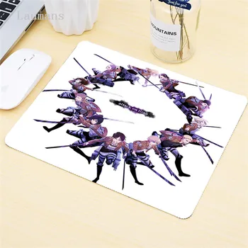 

Anime Attack On Titan gamer play mats Mousepad Durable Rubber Mouse Mat Pad Laptop computer pads