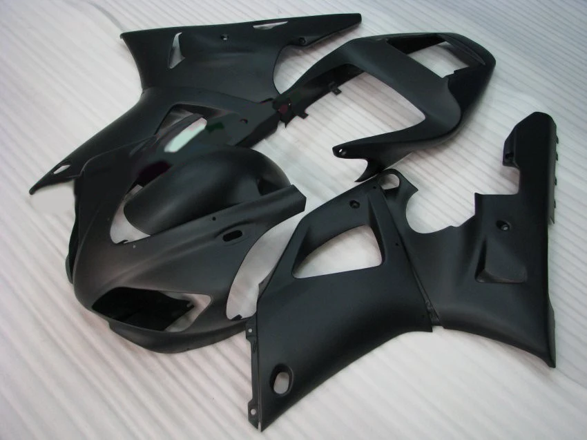 Обтекатели 100% fit для YAMAHA YZF R1 1998 1999 Модель 98 99 (все черные) комплект обтекателей