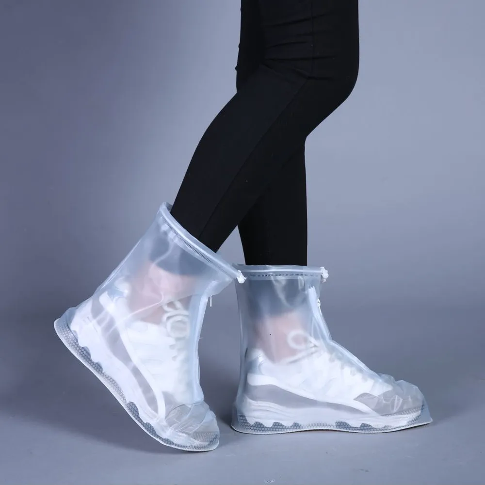 1 пара непромокаемых защитных ботинок, унисекс, для мужчин и женщин, на молнии, для дождливой обуви, с высоким берцем, Нескользящие, для дождливой обуви, чехлы Y1