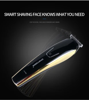 

New Professional Hair Trimmer Rechargeable Beard Hair Clipper Men's Cordless Haircut Electric Hair Cutting Shaving Machine
