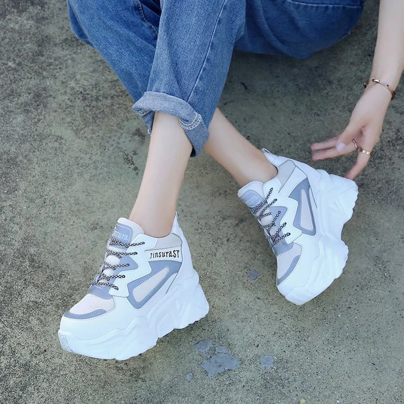 E TOY WORD Women Sneakers 2019 New Autumn Platform Shoes Breathable Height Increaseing Casual Shoes Women's Fashion Daddy shoes E TOY WORD Women Sneakers 2019 New Autumn Platform Shoes Breathable Height Increaseing Casual Shoes Women's Fashion Daddy shoes