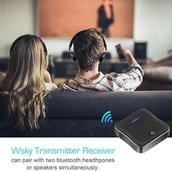

3.5mm HD Bluetooth 5.0 Audio Transmitter Receiver Wireless Audio Car Auto Aptx Transmitter Bluetooth AptX For Tv HD Adapter N0R1