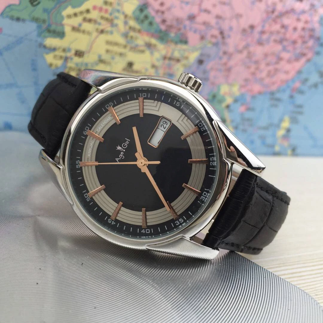 

Luxury Brand New Silver Stainless Steel Calendar Men Watches Automatic Mechanical Sport Gold Black Leather Sapphire Casual Watch