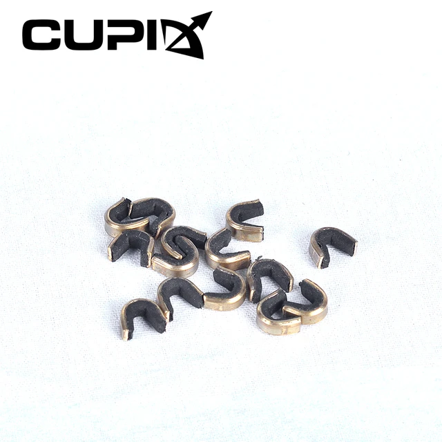 12 Pcs String Buckle Clips Nocking Points Brass Nock Protector Accessory  for Recurve Take Down Bow Archery Shooting - AliExpress