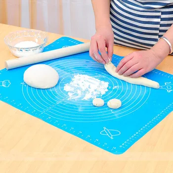 

Non-Stick Silicone Mat 50*40cm Baking Pastry Rolling Dough Liner Pad Pastry Cake Bakeware Paste Flour Table Sheet Kitchen Tools