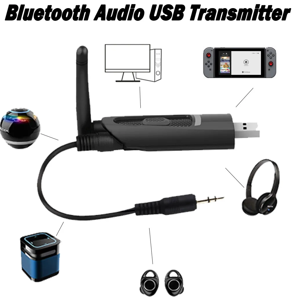 Bluetooth передатчик 5 0 аудио с поддержкой USB для Nintendo Switch наушников динамиков 410