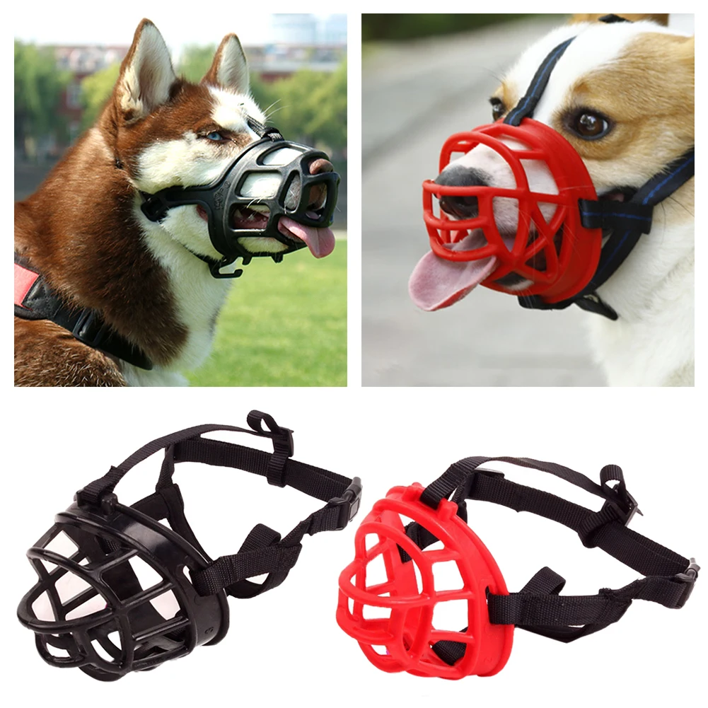 Anti Barking Muzzle For Dogs Mask Silicone Muzzlesmuilkorf voor hond Oft Pet Prevent Biting Ventilated | Дом и сад