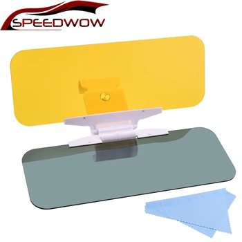 

2 In 1 Car Sun Visor HD Anti Sunlight Dazzling Goggle Day Night Vision Driving Mirror UV Fold Flip Down For Clear View Visor