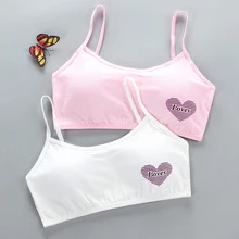 

2021 NEW Girls Training Bra Underwear Solid Color Baby Bra Anti Peering Teenage Sport Bra Workout Yoga Underwear Crop Tops