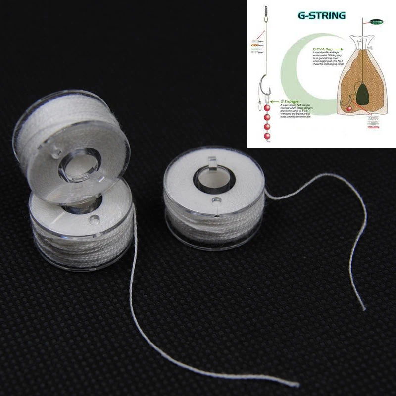 ICERIO 2 шт.* 20 м струна PVA для ловли карпа PVA леска наживка для ловли карпа Boilie снасти