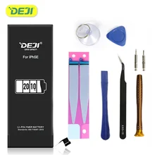 DEJI for iphone 6s battery X se 6 7 8 Xs battery High Capacity Internal Batteries Replacement Original Lithium battery Tools Kit