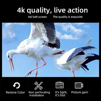 

Rondaful New Projector-Screen 4:3 100 84 72 60inch 3D 1080P HD Foldable Portable Projection Movies Screen Theater Outdoor Indoor