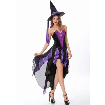 

Dancing Stage Costumes Halloween Uniform Witch Costume Stage Game Role Play Witch Devil Costume Sportswear