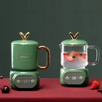 220V 600ML Mini Electric Stewing Cup Office Tea Porridge Milk Heating Water Kettle Ceramic/Glass Health Soup Cooker 1