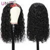 Unice hair 100% Human Hair Grip Headband Scarf Wig Water Wave Human Hair Wig No plucking wigs for womenNo Glue & No Sew In ► Photo 2/6