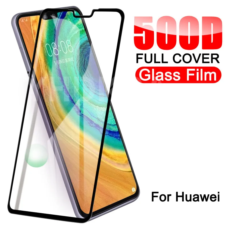 Защитное стекло 500D для Huawei Mate 30 20 10 Lite 20X P Smart Z 2019 экрана P40 E пленка из закаленного
