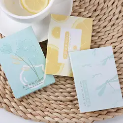 315NEW Brand 100sheets/pack Tissue Papers Makeup Cleansing Absorb Absorbing Paper Cleanser Face Blotting Face Tool Oil R3W7