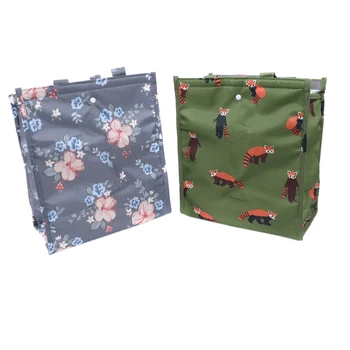 

2020 New High Quality Women Lunch Bag With Cute Flower Print Portable Insulated Picnic Tote Food Bag