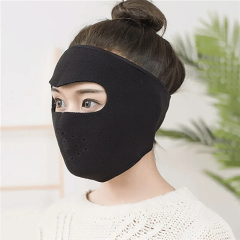 Cycling Winter Full Face Mask Windproof Outdoor Warmer Polar Fleece Fabric Riding Mask Sport Face Mask Skiing