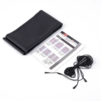 

Car Steering 38cm Wheel Leather Gift Black Universal Professional Hand