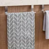 1pc Stainless Steel Towel Rack Bathroom Towel Holder Stand Kitchen Cabinet Door Hanging Organizer Shelf Wall Mounted Towel Bar 2