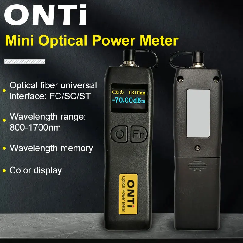 ONTi -70~+6dBm and -50~+26dBm Handheld Mini Optical Power Meter