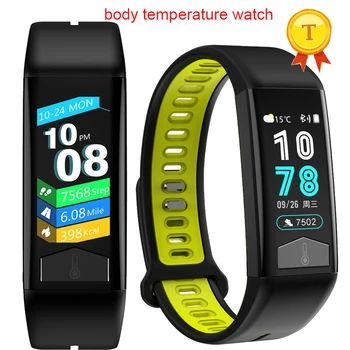 

2020 new update ECG body temperature BP smart watch ip68 waterproof blood oxygen fitness tracker smart band wristwatch