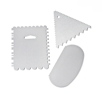 

7pcs Revolving Cake Decorating Turntable Icing Spatula Kitchen Rotating Stand Baking Home Banquets Stainless Steel Smooth