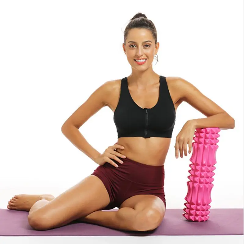 Yoga Column Fitness Pilates Yoga Foam Rolle Blocks Train Gym Massage Grid Trigger Point Therapy Physio Exercise Massage Roller