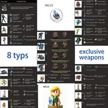 

New arrive Data Fast Shipping 25Pcs/set Zel da BOTW Game Collection Coin Card Include Loftwing Gift NFC Tag Ntag215 Card