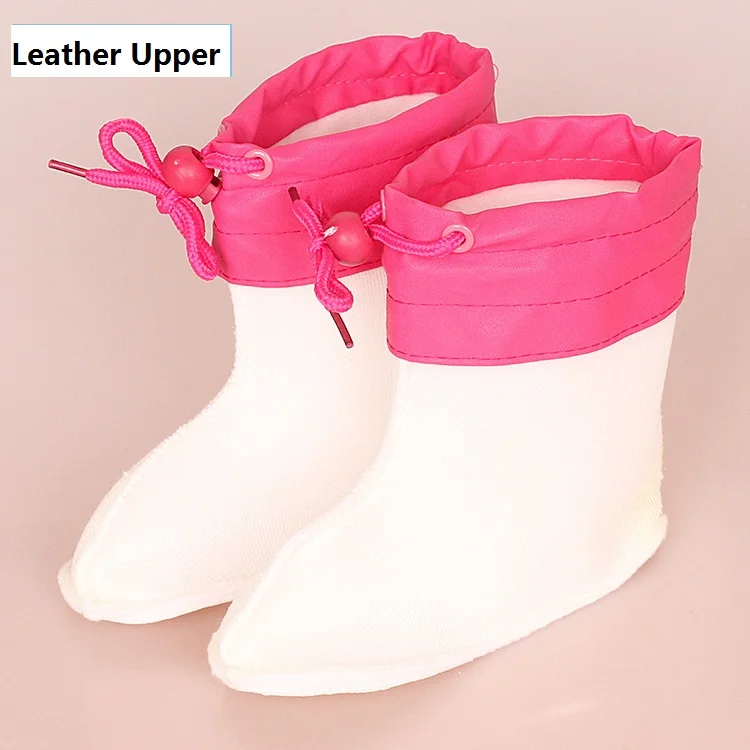 Aleafalling детская обувь чехол от дождя для детей сохраняет тепло хлопок или кожа