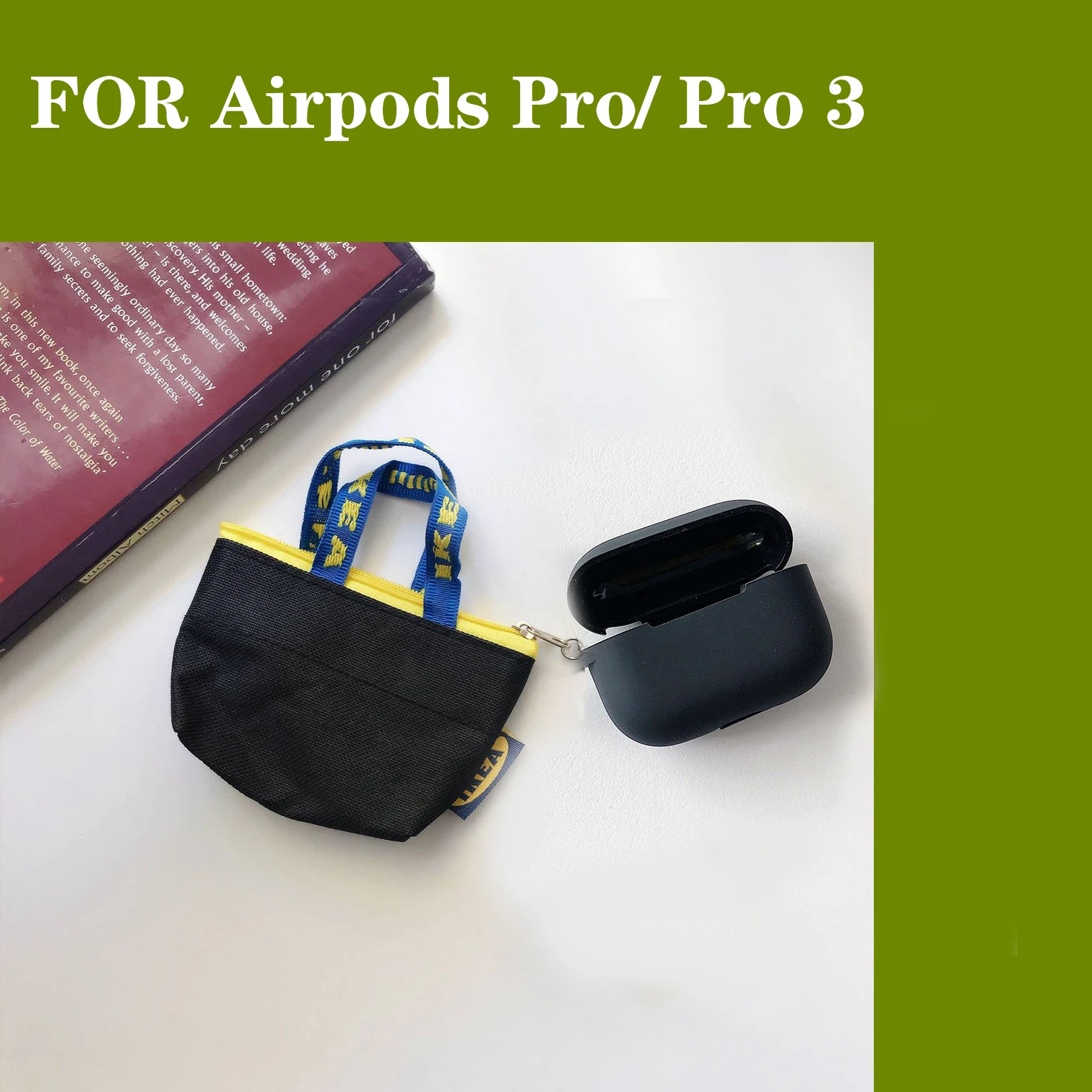 B3 for airpods Pro Для Airpods Pro Air накладки 1/2 Чехол класса люкс мини портмоне коробка электронный кошелёк сумка наушники силиконовый чехол для Airpods Pro 3 - Цвет: B3 for airpods Pro