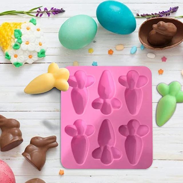 Húsvéti Sárgarépa Szilikon Penész Desszert Csokoládé Fondant Formák De Silicona Torta Díszítő Szerszámok Cupcake Topper Konyha - Image 3