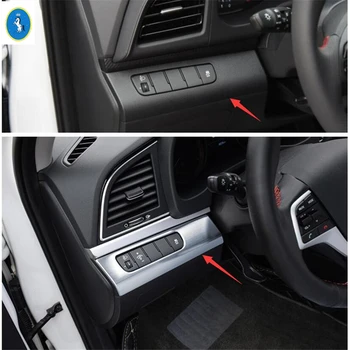 

Yimaautotrims Auto Accessory Headlight Headlamp Switches Buttons Frame Cover Trim Fit For Hyundai Elantra Sedan 2016 - 2019