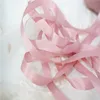 2mm 4mm 7mm 13mmx10m/roll ins style wedding ribbon 100% pure silk embroidery ribbon silk edge ribbon Anya Ribbon Handcraft ► Photo 2/6